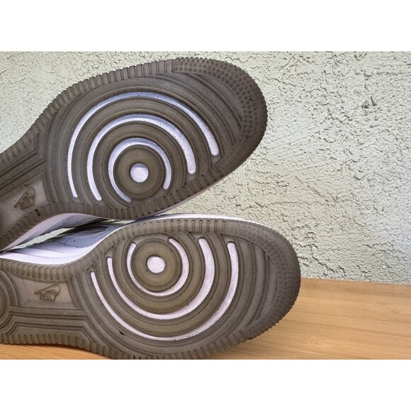 Size 7.5 - Nike Lunar Force 1 Sky Premium High Triple White W 654850-101 - Picture 11 of 12